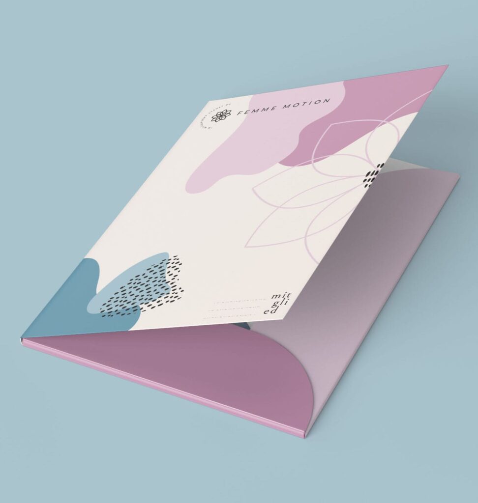 mobaki.at - mobaki femme motion villach corporate design mappe fuer mitglieder