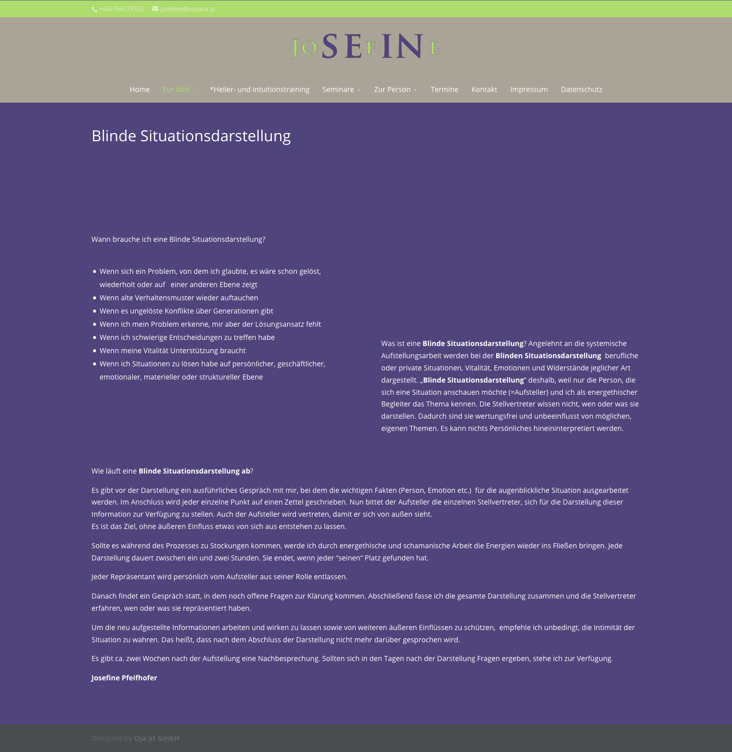 mobaki.at - mobaki portfolio josefine pfeifhofer redesign rebranding relaunch webseite vayana screenshot von alter angebotsseite fuer blinde situationsdarstellung