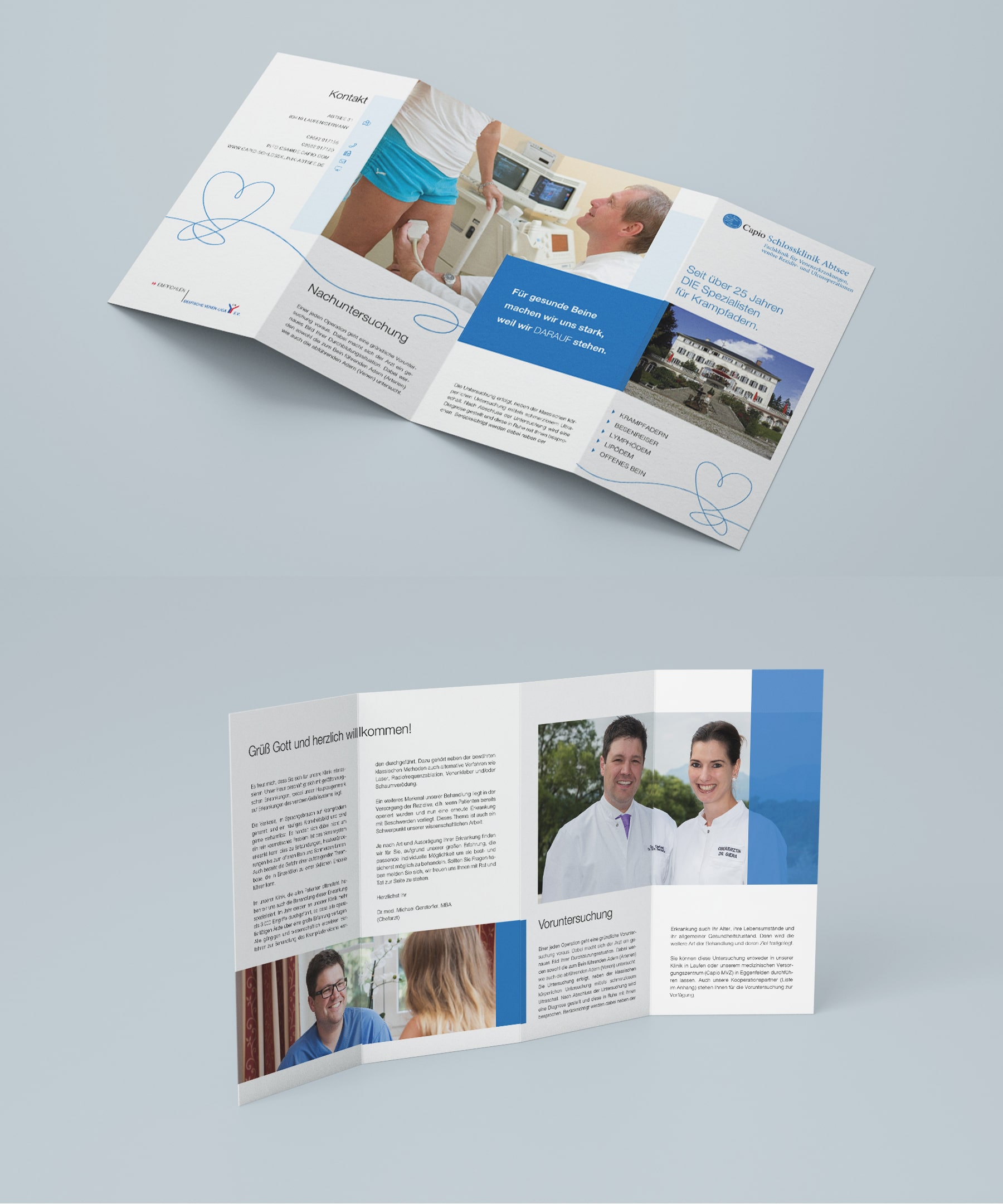 mobaki.at - mobaki branding design kleinprojekte grafikdesign faltblatt capio schloss klinik