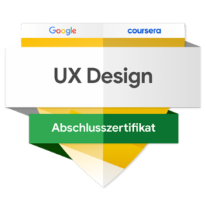 Zertifizierung: Google UX Design Professional Badge